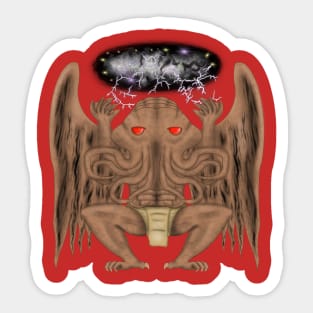 Tiki Cthulu Sticker